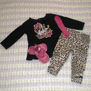 Disney 2 Piece Minni Mouse Outfit